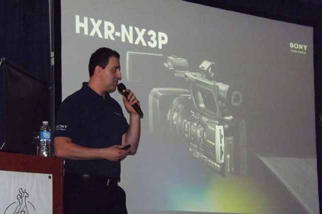 Newsline Report - Tecnologa - Viditec y Sony presentaron en Buenos Aires el camcorder de mano HD HXR-NX3