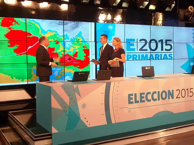 Newsline Report - Plataformas - C5N con gran depliegue en las elecciones de Argentina