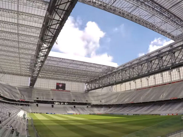 Newsline Report - Tecnologa - Sealizacin digital Panasonic en el estadio Arena Baixada en Brasil