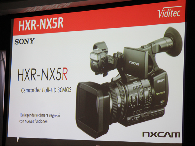 Newsline Report - Tecnologa - Viditec y Sony presentaron la videocmara HXR-NX5R