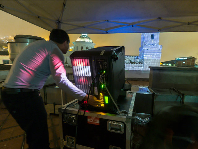 Newsline Report - Tecnologa - Espectacular mapping de 3Laser en Quito con tecnologa de Christie