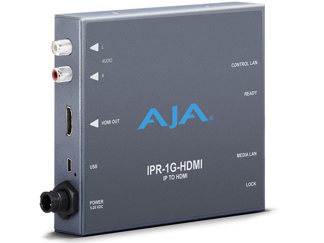 Newsline Report - Tecnologa - AJA lanza HELO H.264 y el mini convertidor IPR-1G-HDMI