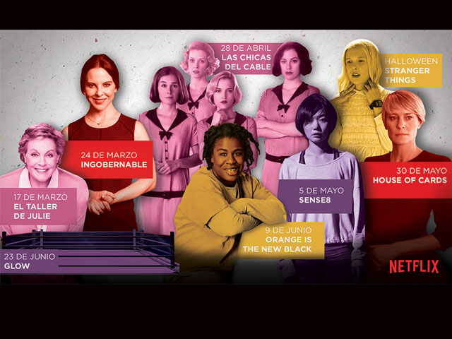 Newsline Report - Contenidos - Netflix anuncia series originales con mujeres protagonistas