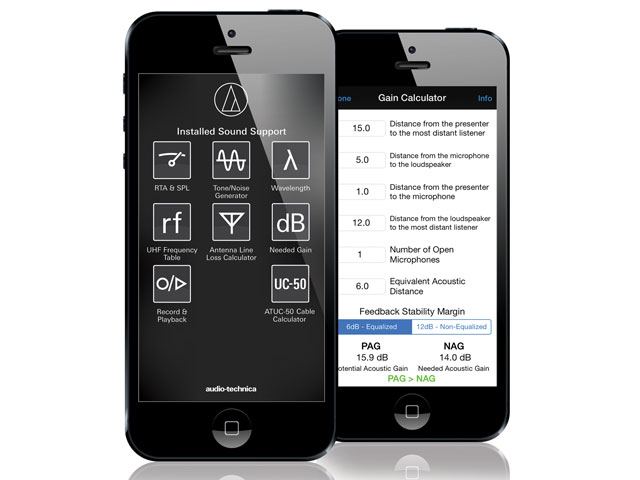 Newsline Report - Tecnologa - Audio-Technica actualiza su aplicacin Installed Sound Support iPhone