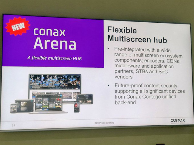 Newsline Report - Tecnologa - IBC2017: Conax presenta Arena, Lynx y Prime Access