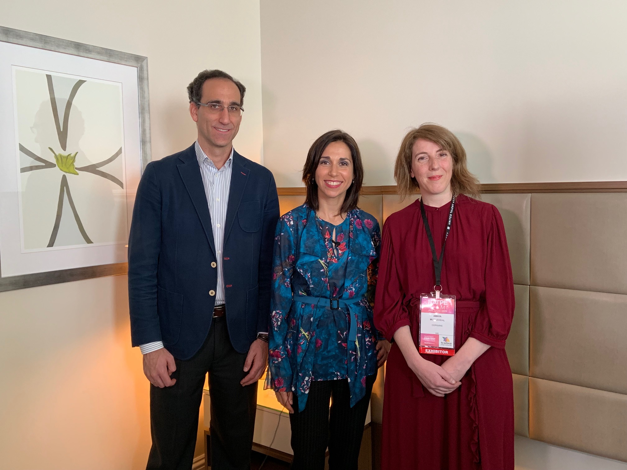 Newsline Report - Contenidos - NATPE2019: Dopamine anunci coproduccin junto a Onza