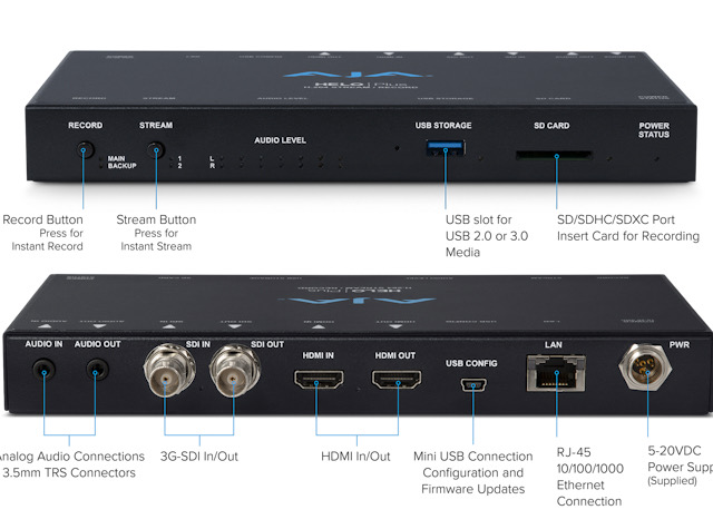 Newsline Report - Tecnologa - Helo Plus de Aja Video Systems recibe premio 'Product of The year' de NAB