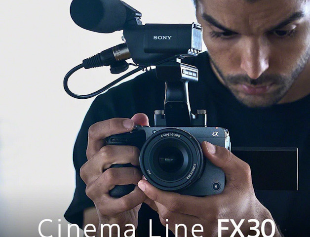 Sony Cámara Cinema Line FX30 Super 35 con unidad de mango XLR