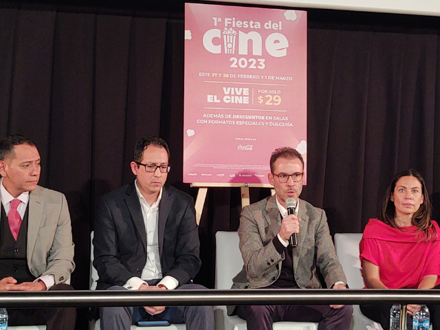 Newsline Report - Cine - Canacine presenta la primera Fiesta del Cine 2023 en Mxico