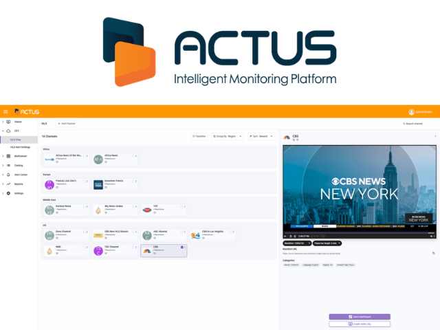 Newsline Report - Tecnologa - Actus Digital presentar 'OTT StreamWatch' en NAB Show 2023