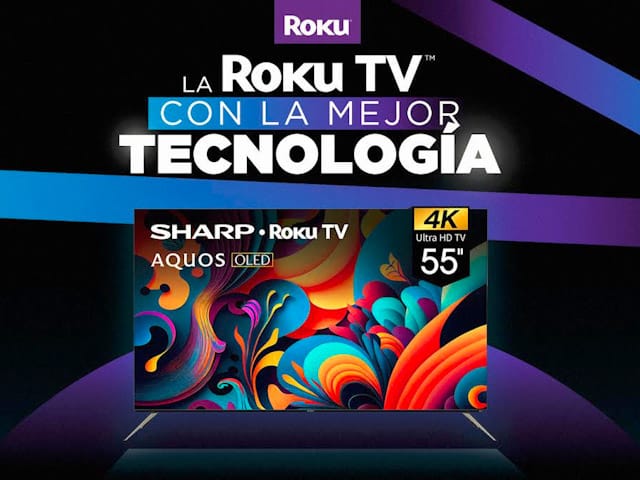 La nueva lnea Sharp Roku TV 4K Aquos OLED llega a Mxico