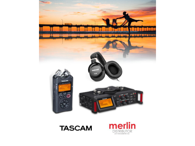 Merlin Distributor es seleccionado por Tascam para representarlo en Latinoamrica