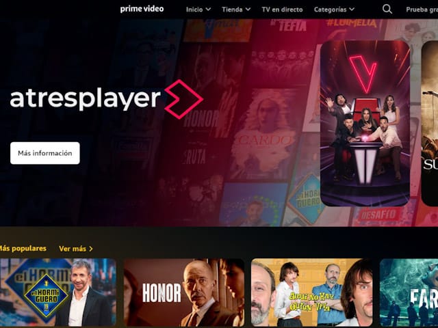 ATRESPLAYER CIERRA UN NUEVO ACUERDO CON PRIME VIDEO PARA COLOMBIA Y CHILE