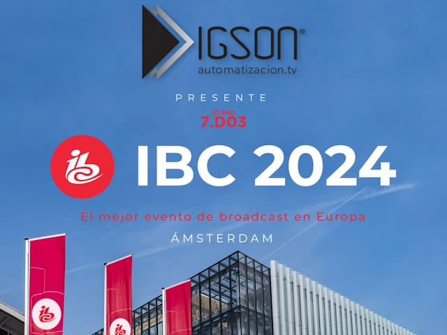 Igson presenta Vision Master en el IBC 2024