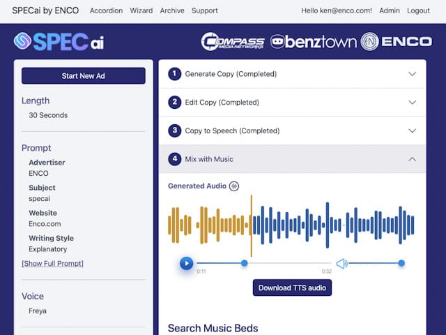 ENCO presenta innovaciones de inteligencia artificial en IBC 2024