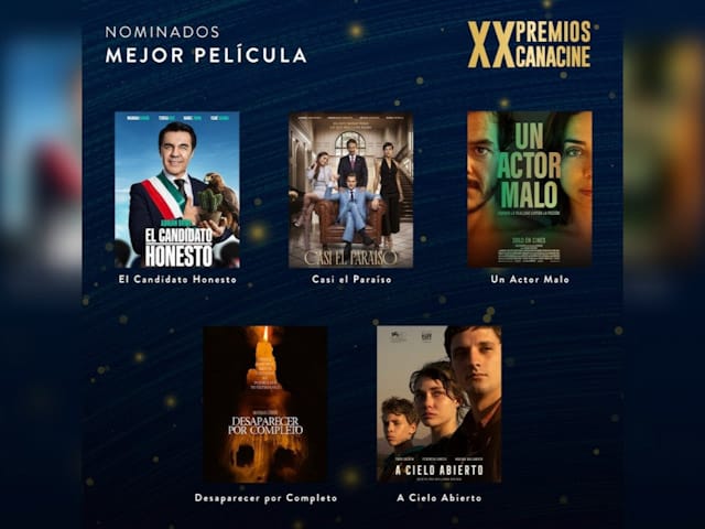 Se confirman los Nominados de la XX entrega de Premios Canacine