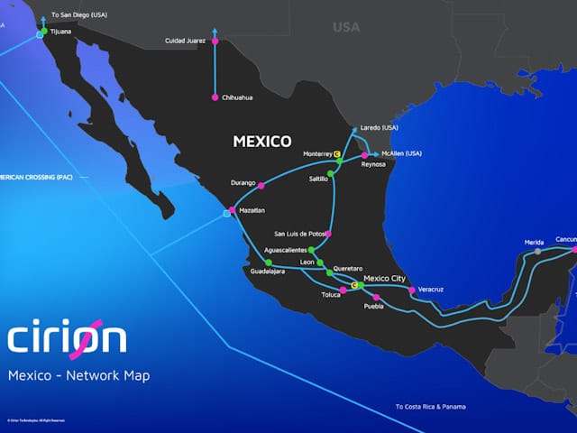 Cirion expande su red de fibra ptica en Mxico