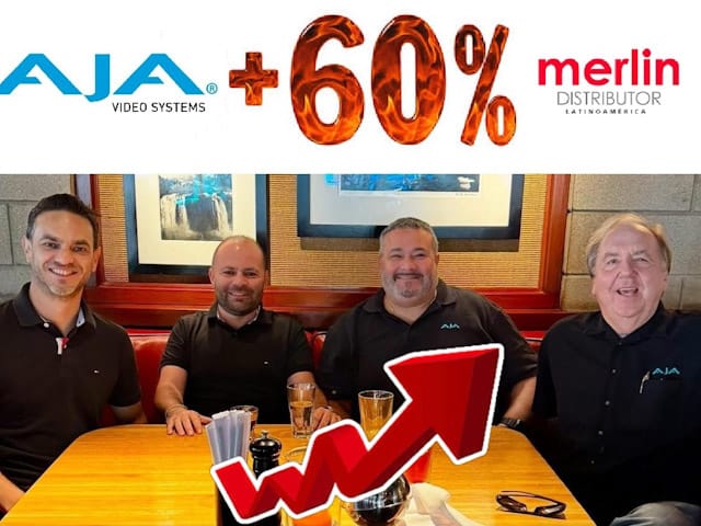 AJA VIDEO SYSTEMS CRECE 60% EN VENTAS PARA LATAM DE LA MANO DE MERLIN DISTRIBUTOR