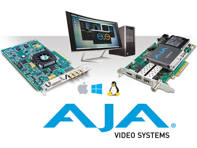 AJA lanza Desktop Software v13 y la licencia de firmware KONA IP JPEG 2000