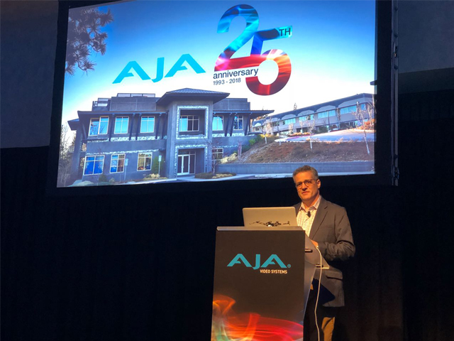 AJA present en IBC sus nuevas soluciones 12G-SDI, IP y HDR