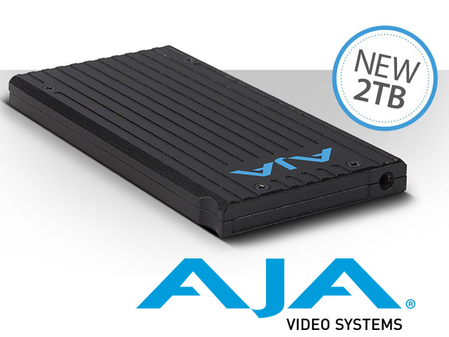 AJA presenta los nuevos medios de grabacin SSD Pak 2000 de 2TB