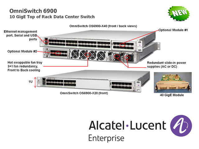 Alcatel-Lucent Enterprise: nuevo switch de alto rendimiento para centro de datos y nucleo de red