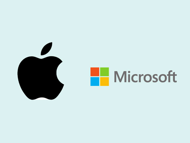 Apple y Microsoft reportaron ingresos rcord