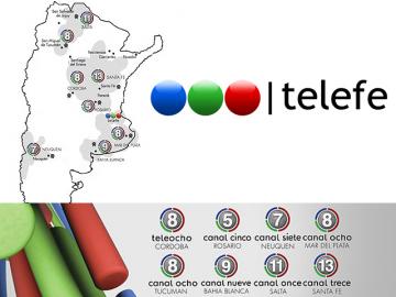 Bajo el paraguas de Telefe quedarn ocho canales del interior