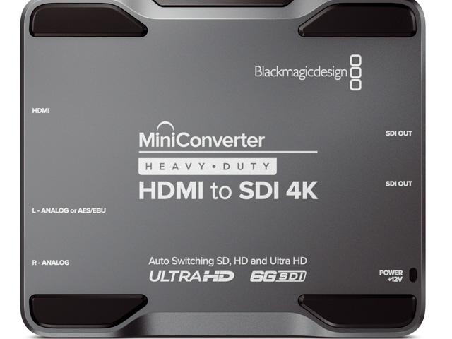 Newsline Report - Tecnologa - Blackmagic Design con nuevos modelos de mini conversores 4k