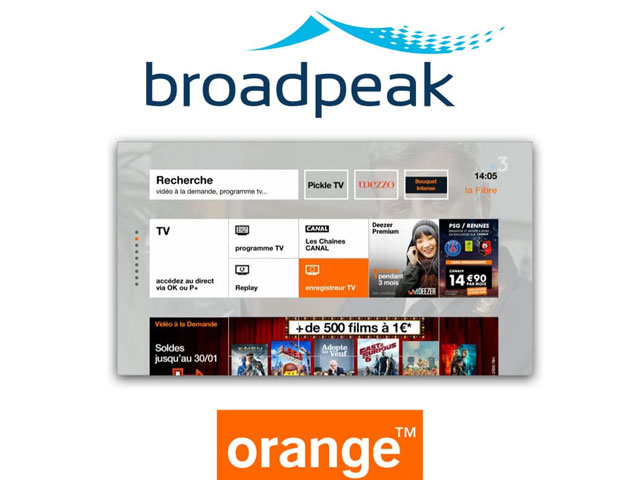 Broadpeak impulsa el nuevo servicio de Orange