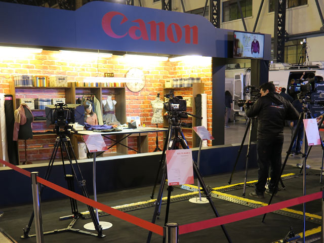 Canon exhibi su tecnologa profesional 4K durante Tecn