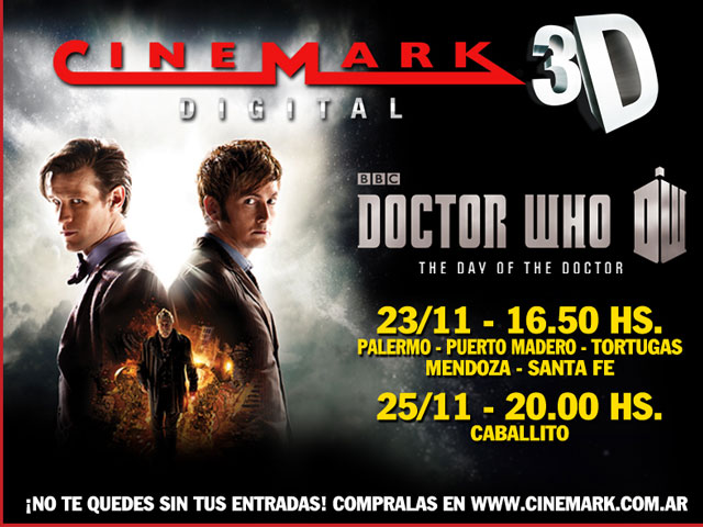 Cinemark celebra en exclusiva el 50 aniversario de Dr Who
