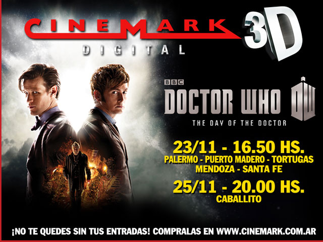 Newsline Report - Cine - Cinemark celebra en exclusiva el 50 aniversario de Dr Who