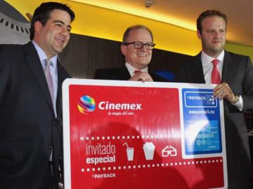 Crean alianza Cinemex y Payback