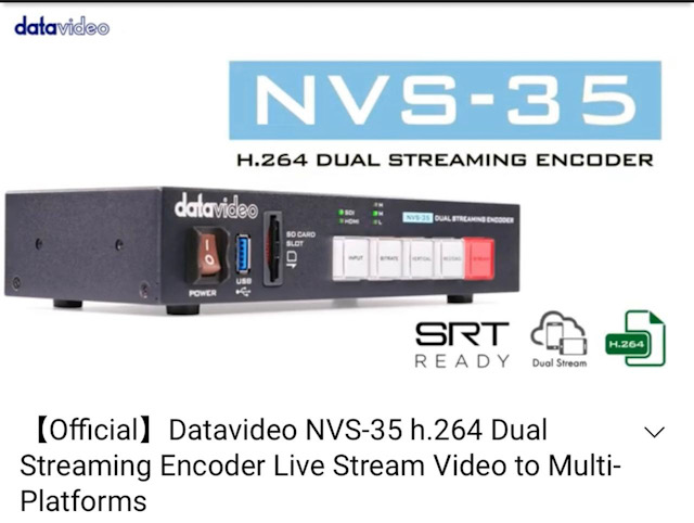 Datavideo lanza la cmara PTC-280NDI 4K50/60p y su H.264 Dual Streaming