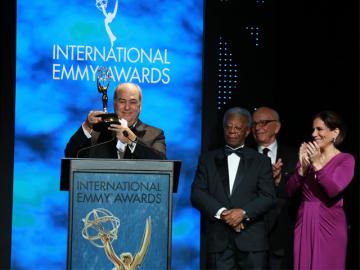 Emmy Internacional para Ireneu Marinho y Preciosa Perla de Globo