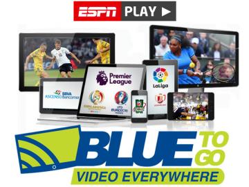 ESPN Play disponible a travs de Blue to Go Video Everywhere