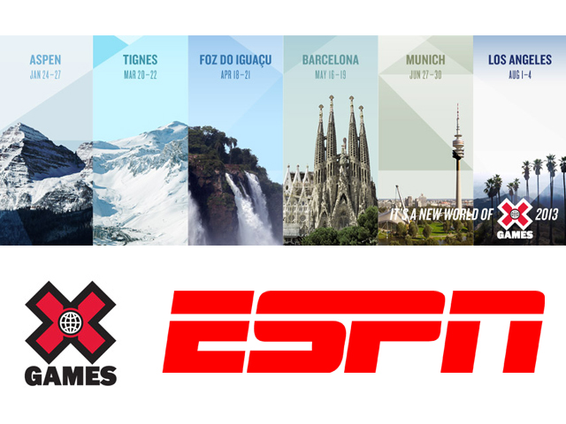 ESPN transmitir los X Games en 2013