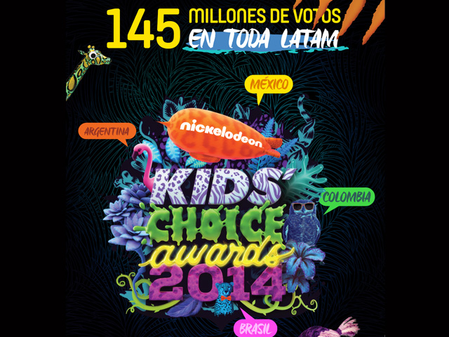 Notable xito pan-regional de los Kids Choice Awards