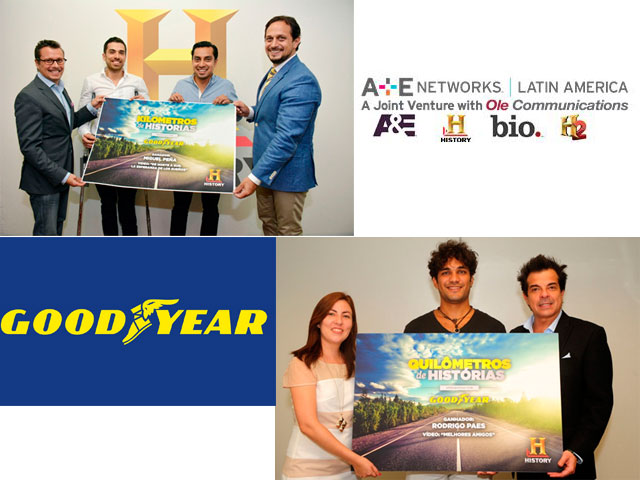 Newsline Report - Plataformas - History y Goodyear presentaron a los ganadores de Kilmetros de Historias