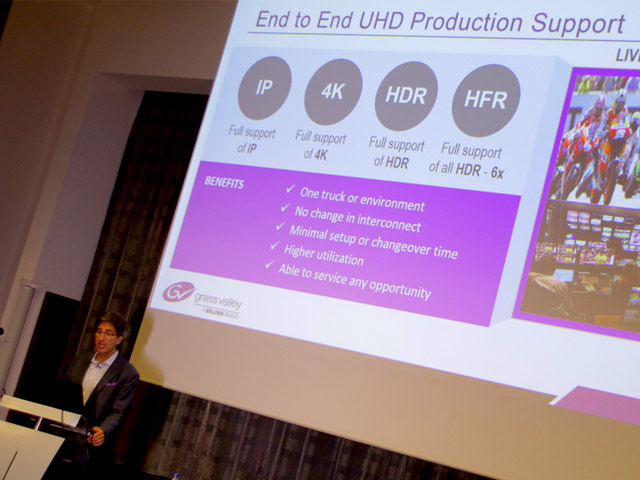 IBC2017: Grass Valley: soluciones de produccin en vivo con amplio soporte para HDR