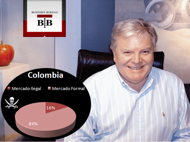 La piratera alcanza un 16% en Colombia