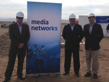 Media Networks inici construccin de telepuerto en Arica