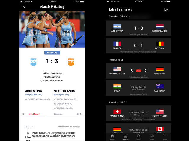 Nagra y la FIH lanzan una App sobre hockey