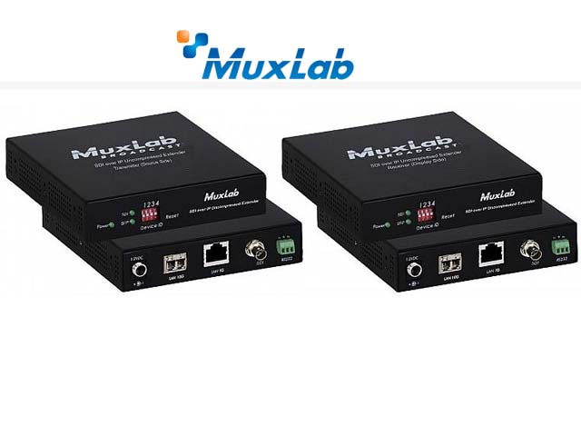 Nuevos conversores de MuxLab permiten video sin comprimir en redes IP