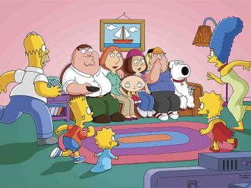 'Padre de Familia' visita a 'Los Simpson' en Springfield