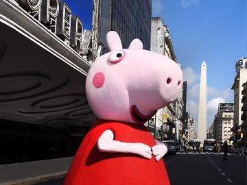 'Peppa Pig' llega por primera vez al teatro en Buenos Aires