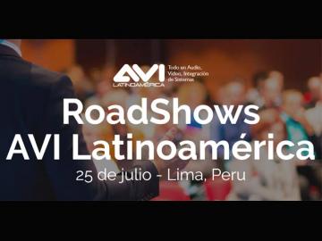 Per recibe al roadshow de tecnologa multimedia AVI LATAM