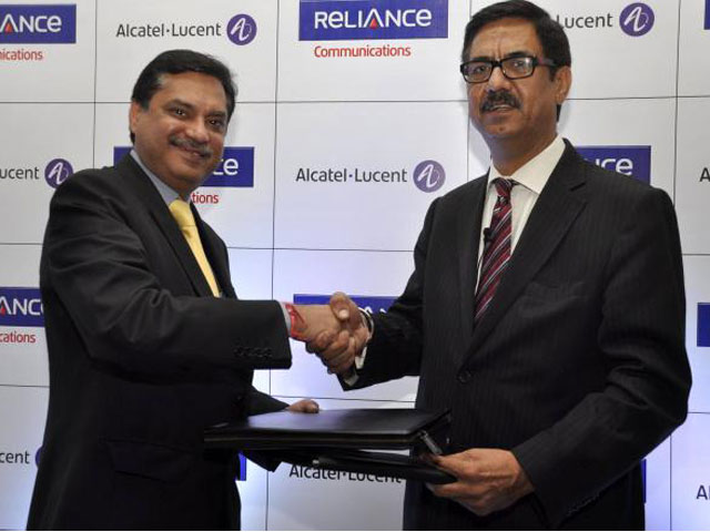 Reliance Communications y Alcatel-Lucent firman contrato de servicios gestionados de red de extremo a extremo