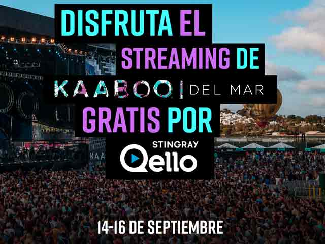 Stingray Qello nominado socio exclusivo para el streaming de Kaaboo del Mar